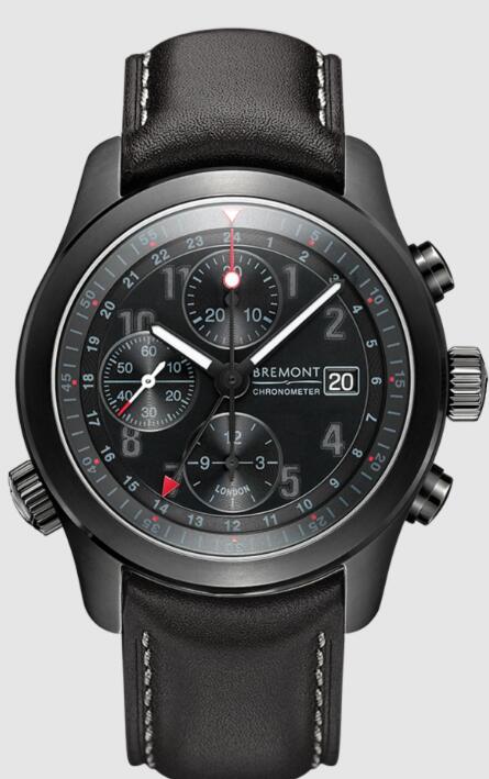 Replica Bremont Watch Altitude Pilot Chronographs ALT1-B Black Dial Leather Strap Replica Bremont Watch Altitude Pilot Chronographs ALT1-B Black Dial Leather Strap